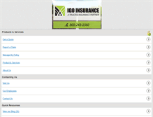 Tablet Screenshot of igoinsurance.com